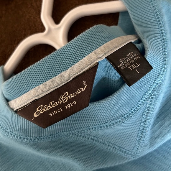 Blue Eddie Bauer T-Shirt (Size L) - Picture 5 of 5